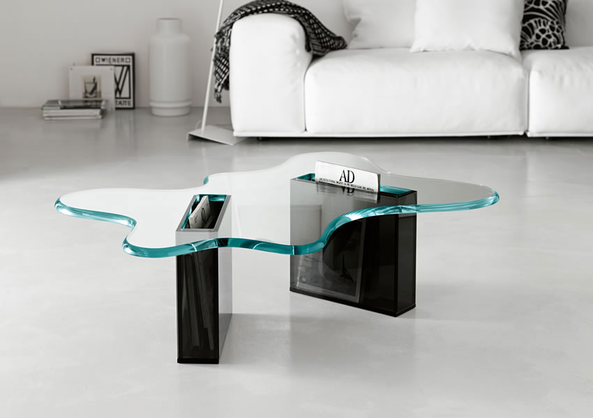 Table Basse Splash en Verre Tonelli Design