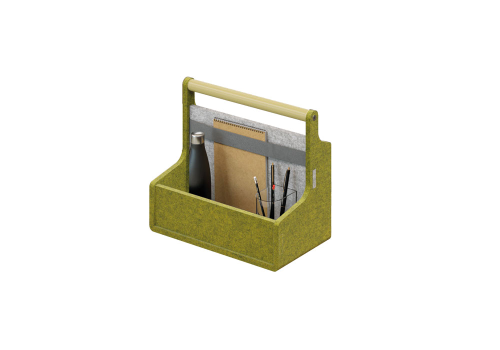 Box de rangement YOUME classique feutre avec pot crayon