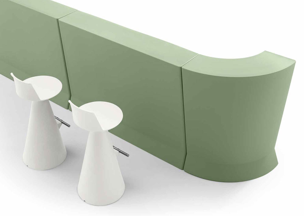 Tabouret haut LIRA en Polyéthylène recyclable