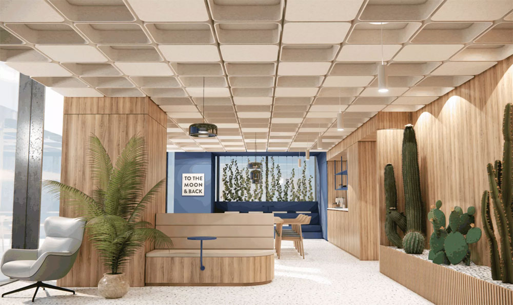 Dalles acoustiques GALET pour faux plafond