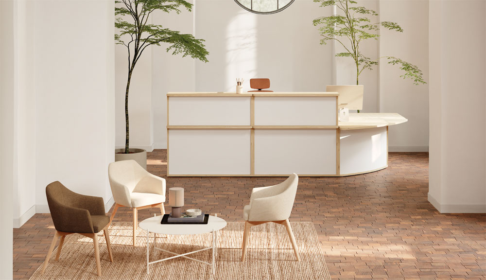 Banque d'Accueil ELEGANCE 2 avec PMR