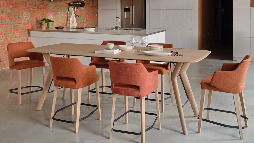 Fauteuils Hauts LENA pieds bois