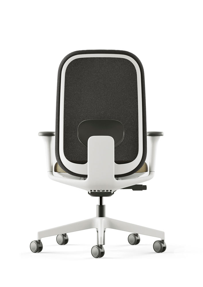 Fauteuil Blanc SPATIUM Synchrone Autorégulé 