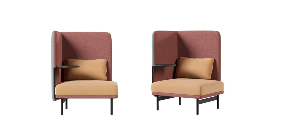 Fauteuil Acoustique FRANKIE avec Tablette