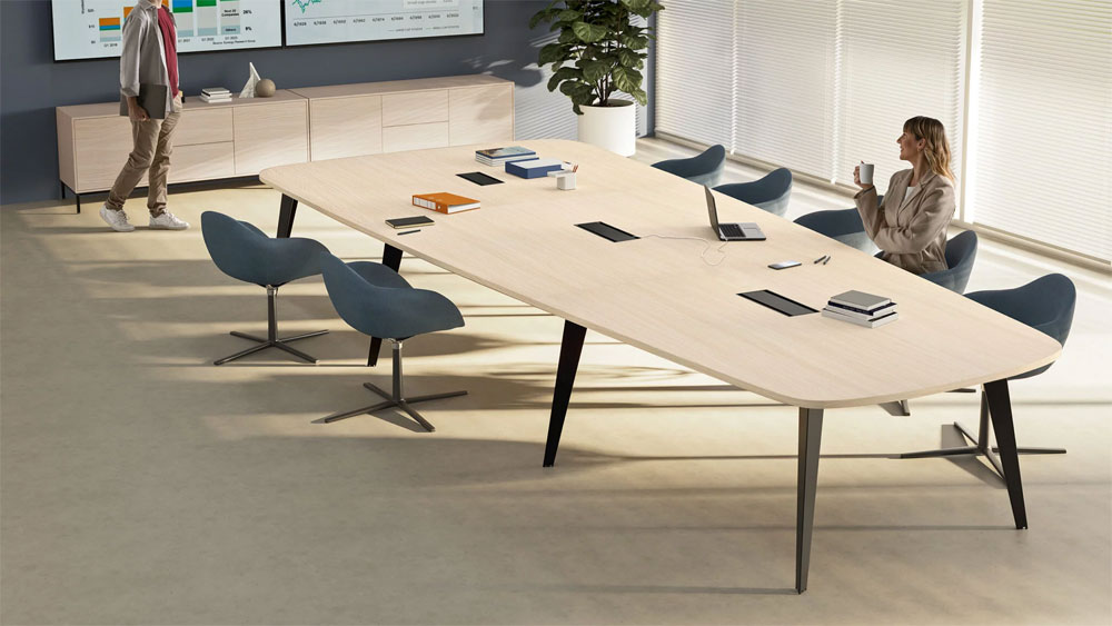 Table de Réunion PIGRECO Organic triangulaire