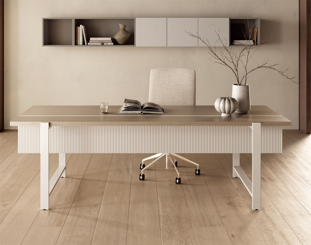 Bureau de Direction HORO LINE mélaminé avec VDF