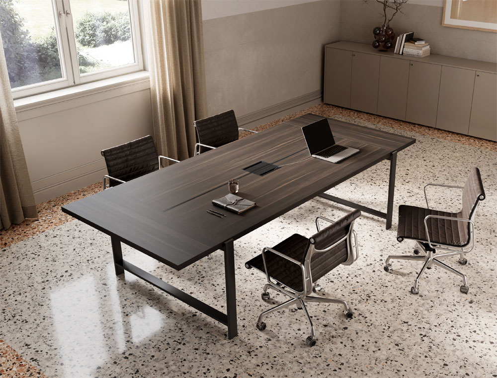 Table de Réunion HORO LINE ave électrification