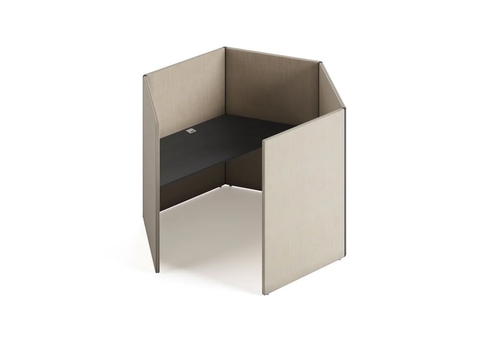 Cabine Acoustique de Travail HEXAGONE Individuelle