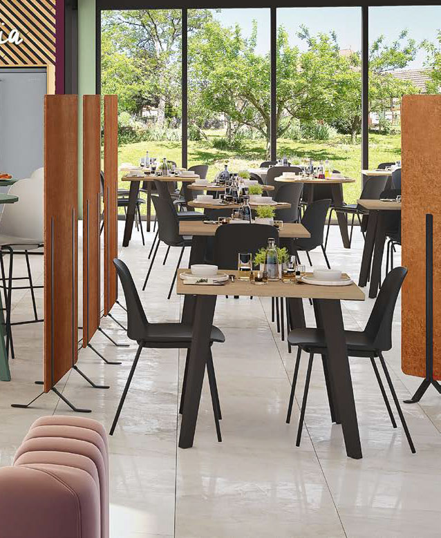 Table de Cafétéria STEELY Pieds design