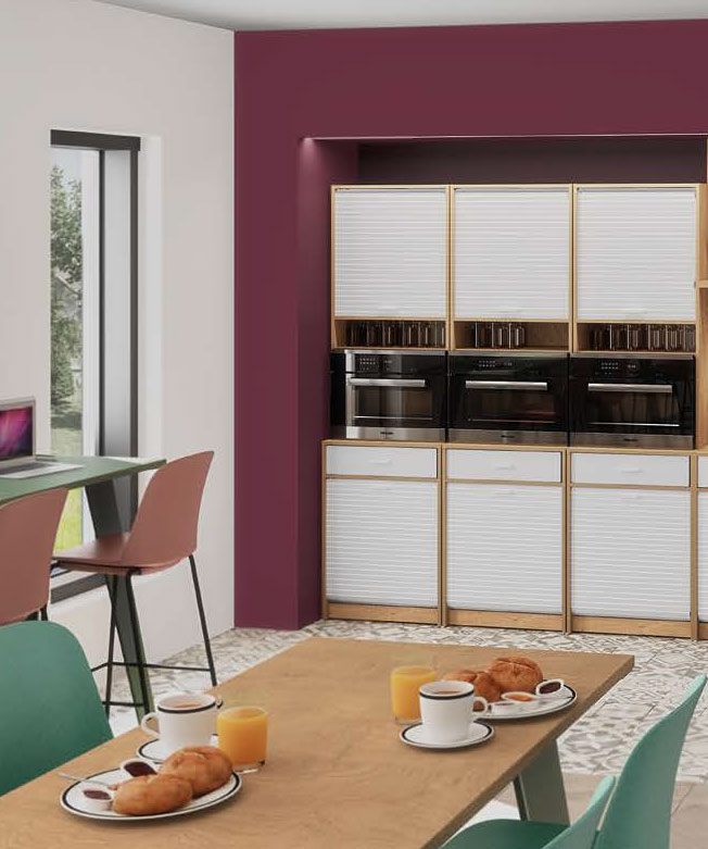 Ensemble de 3 Meubles COOK Hauts 