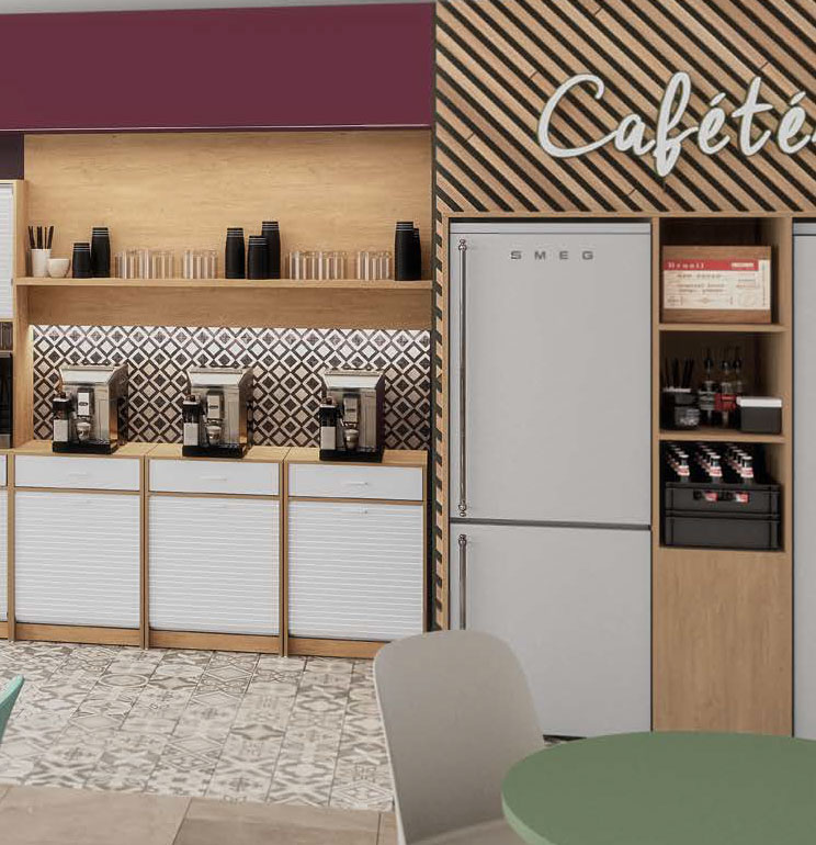 Ensemble de 3 Meubles Bas COOK 
