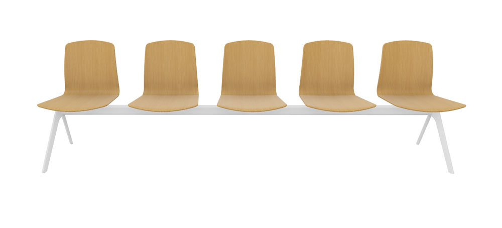 Sièges sur Poutre ANN 5 Places en Bois