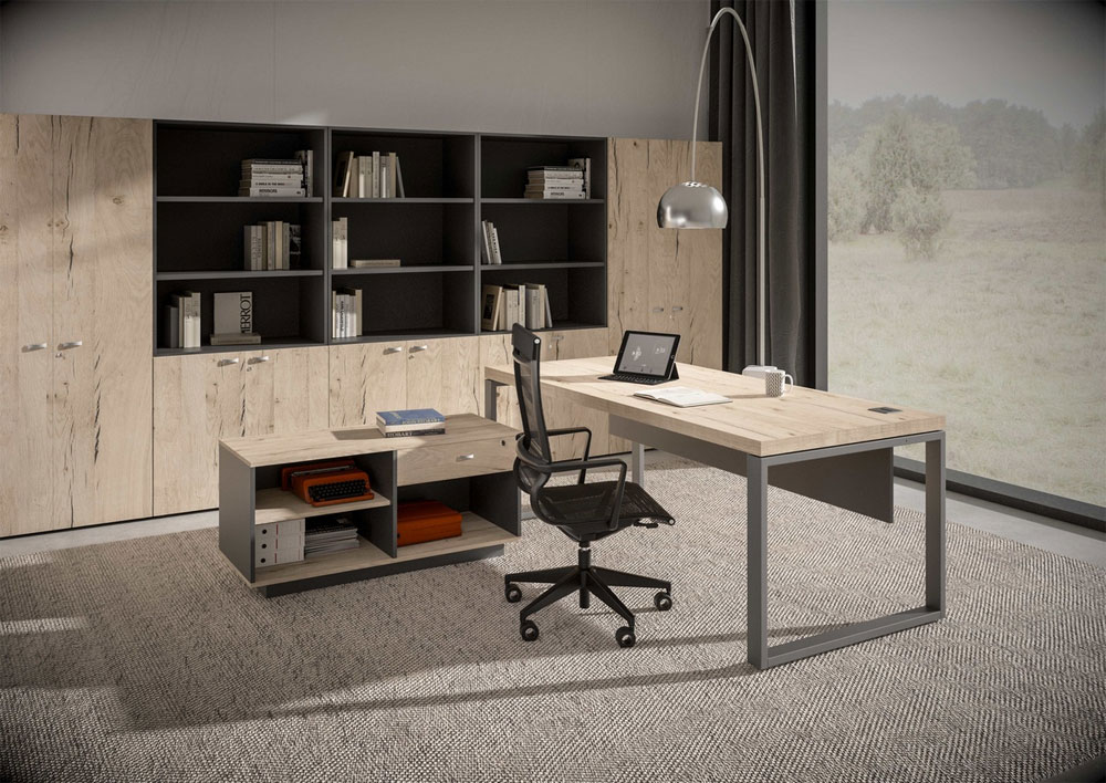 Bureau de Direction AUREO Arche avec Desserte