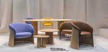 Fauteuil design Lounge GINGER ONDARRETA