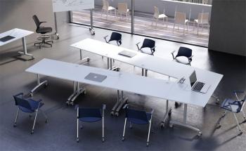Tables Rabattables en V avec Electrification ARCHIMEDE