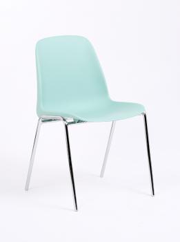 Chaise en polypropylène CHARLENE pastel