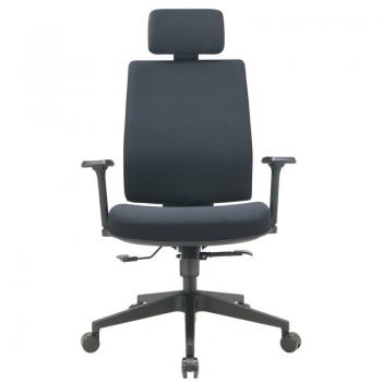 Fauteuil de bureau dossier tissu POSEIDON