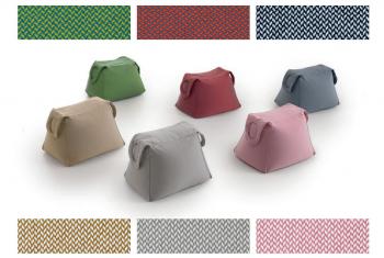 Pouf acoustique SAC déhoussable tissu recyclé