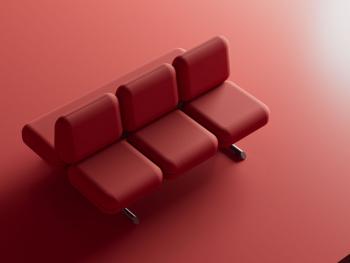Banquette double KOFFER 6 places