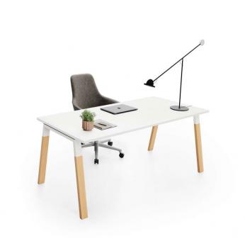 Bureau YES pieds bois inclinés