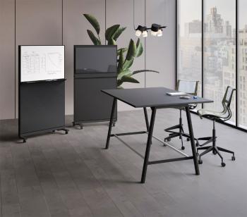 Chariot pour moniteur et tableau YES sur roulettes