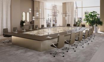 Table de conférence tonneau sur mesure MOOD 9