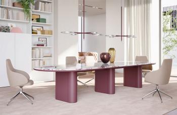 Table de réunion sur mesure en marbre MOOD 10
