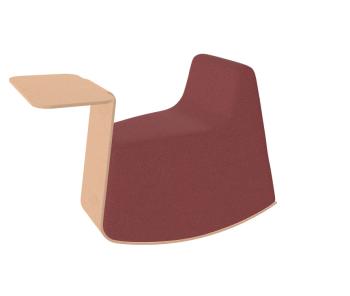 Pouf basculant avec tablette écritoire PLATERO