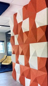 Cube en relief mural AXO 
