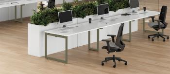 Ensemble de 3 postes V-NEXT pieds partagés
