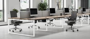 Bench 6 Postes V-NEXT avec panneaux écrans acoustiques