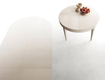 Table ronde extensible EDO bois avec rallonges