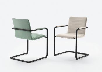 Fauteuil visiteur ou réunion SMART piètement luge