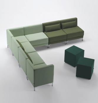 Ensemble de Canapés Modulaires CRUISE et Poufs 