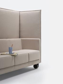 Canapé Acoustique 3 Places CRUISE SCREEN sur roulettes