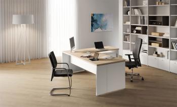 Bureau de Direction DELTA avec Retour et Caisson