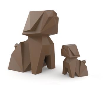 Décorations ORIGAMI INU pour extérieur 