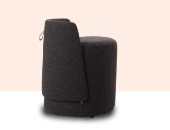 Pouf Mobile avec Mini Dossier BOLERO avec Poignée