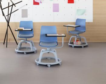 Chaise ROLE avec Tablette écritoire et Placet Assise