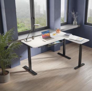 Bureau avec Retour ALTO Réglable en Hauteur