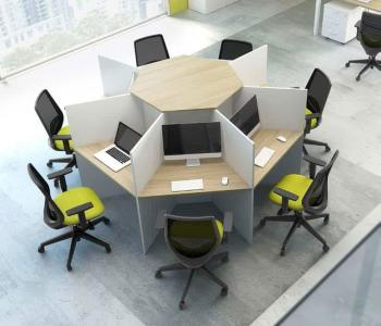 Marguerite 7 Postes CALL mélaminé 