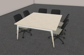 Table Carrée ASKA Pieds Bois 160