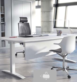 Bureau UP Courbe Forme Haricot avec VdF