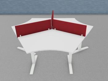 Marguerite 3 Postes MUTUP avec Panneaux écrans