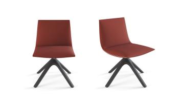 Chaise de Réunion NOHA Pieds Bois Pivotants