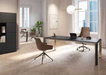 Bureau de Direction IULIO pieds design L218