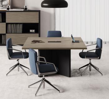 Table de Réunion Carrée ELITE avec Top Access