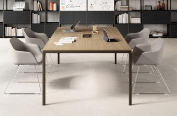 Table de Réunion SIGMA Rectangle avec Top Access