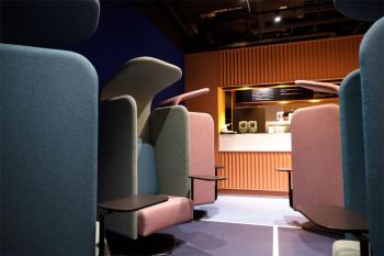 Fauteuil Acoustique Pivotant AUGUST avec Tablette