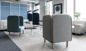 Fauteuil Acoustique Bas AUGUST Pieds Bois